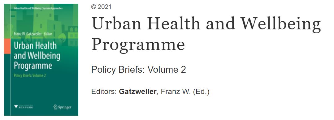 Policy Briefs – Urban Health and Wellbeing Programme by Springer