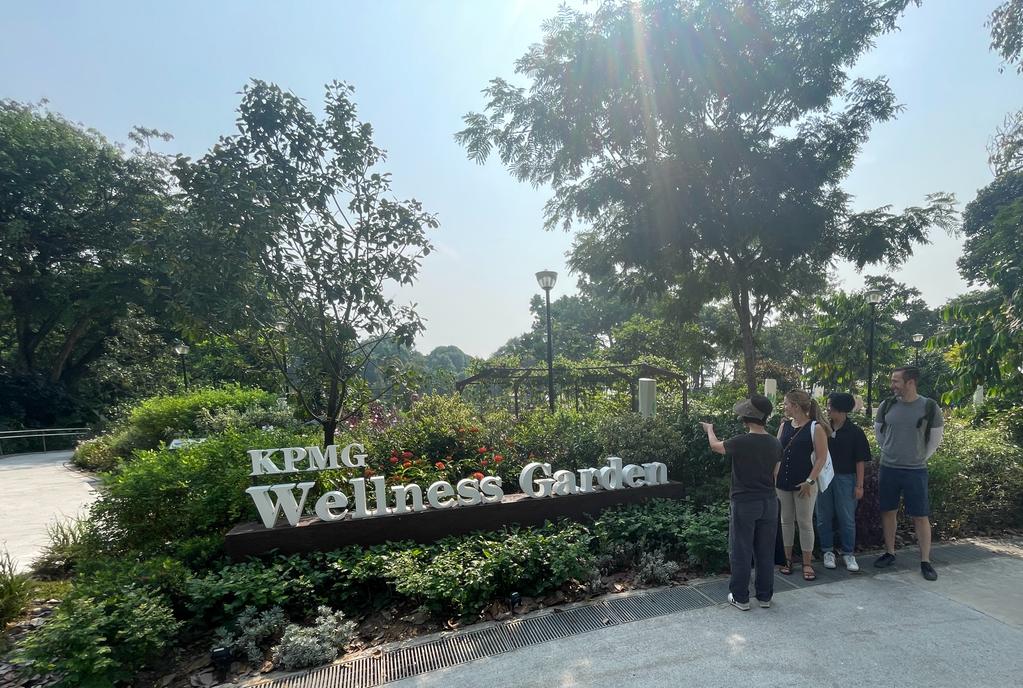 CLM field session in Singapore – How to recognize Contemplative Landscape features in the park